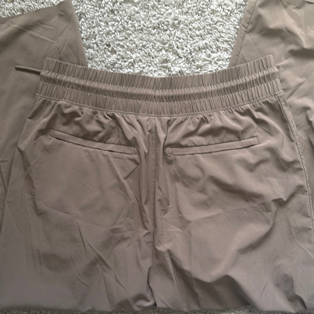 Athleta Tan wide leg cropped pant - Picture 3 of 7